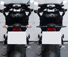 Vergleich vor und nach der Installation Dynamische LED-Blinker + Bremslichter für BMW Motorrad R 1200 R (2006 - 2010)
