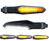 2-in-1 Dynamische LED-Blinker mit integriertem Tagfahrlicht für Kawasaki VN 900 Custom