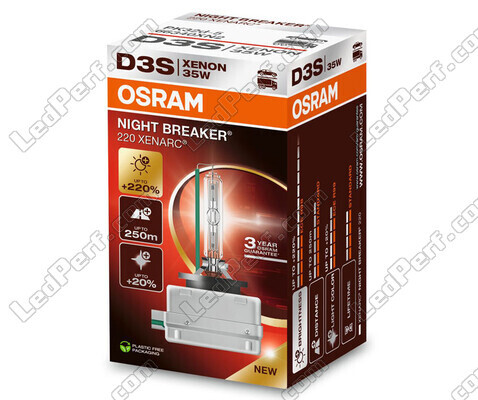 Osram D3S Night Breaker Xenarc 220 Osram Xenonbirne + 220% - 66340XN2 in der Verpackung