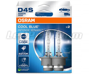 Paar D4S Xenon-Lampen Osram Xenarc Cool Blue Intense 6200K in der Verpackung - 66440CBN-2HB