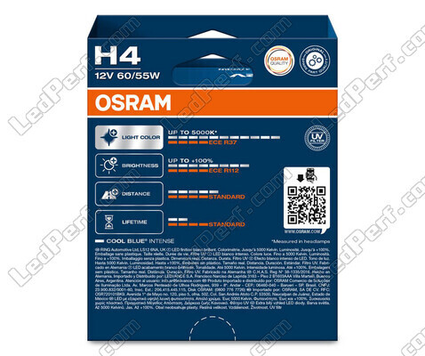 Osram Cool Blue Intense H4 Glühbirnenpaar - 64193CBN-2HB