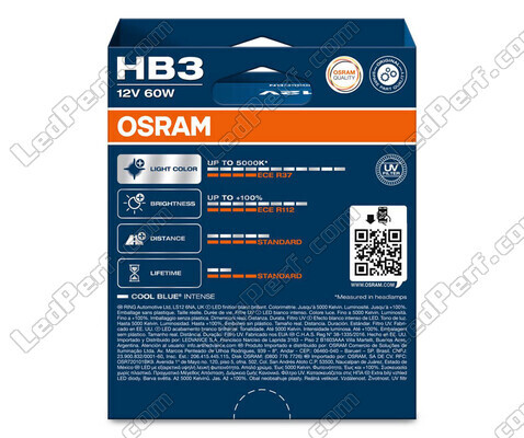 Osram Cool Blue Intense HB3 Glühbirnenpaar - 9005CBN-2HB