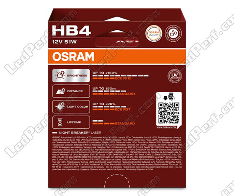 HB4 Lampen Osram Night Breaker Laser +150 % - 9006NL-2HB