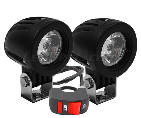 Zusätzliche LED-Scheinwerfer für Motorrad Honda NTV 700 ...